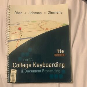College Keyboarding 11e Lesson 1-60 ISBN:978-0-07-731936-6